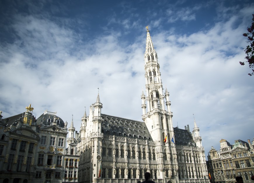 Brussels Town Hall on the Grand Place